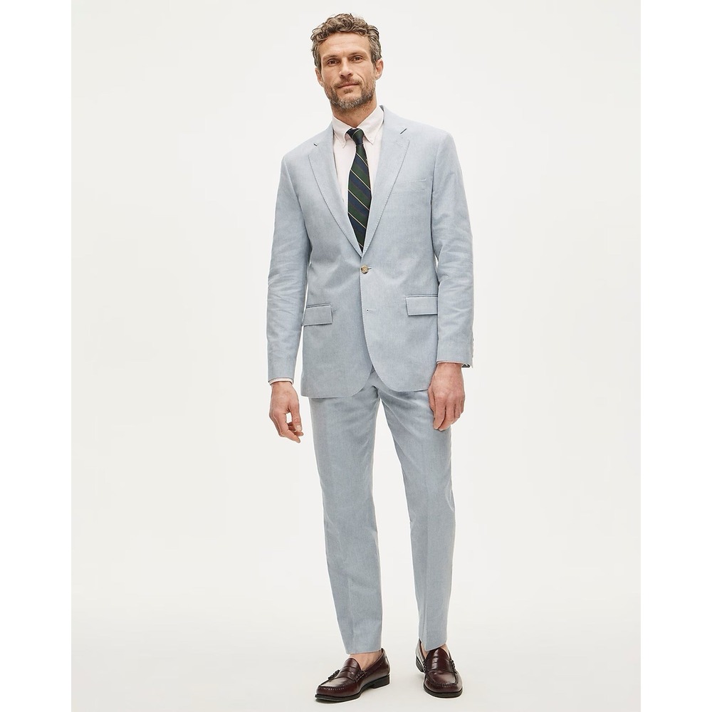 J. CREW Ludlow Slim-fit suit jacket in Baird McNutt Fabric Size 40 R $328 CQ523